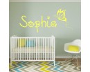 Butterflies Customized Name Vinyl Decals Nursery Name